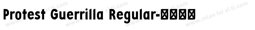 Protest Guerrilla Regular字体转换